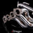 K-Tuned K24 Race Header Polished 304 Stainless Steel - DC5/EP3
