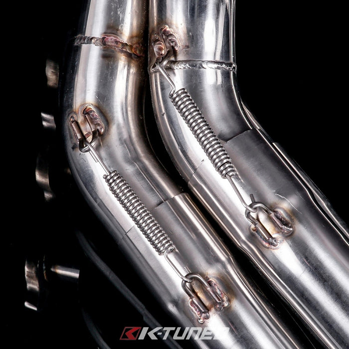 K-Tuned K24 Race Header Polished 304 Stainless Steel - DC5/EP3