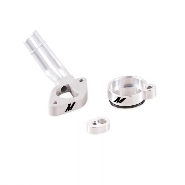 Mishimoto Baffled Oil Catch Can Kit, Fits Ford 6.7l Powerstroke 2011 2016