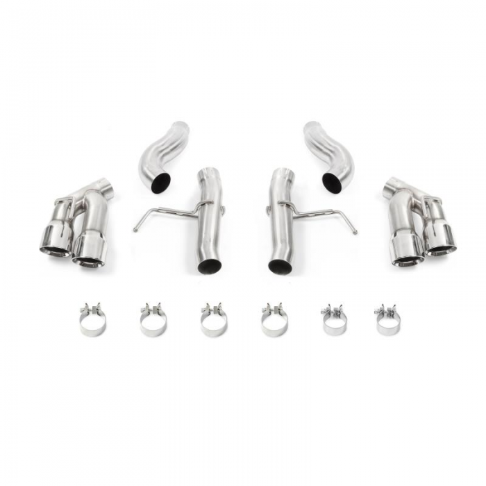 Mishimoto Quad Tip Race Axleback Exhaust, Fits Chevrolet Camaro 2.0t 2016+
