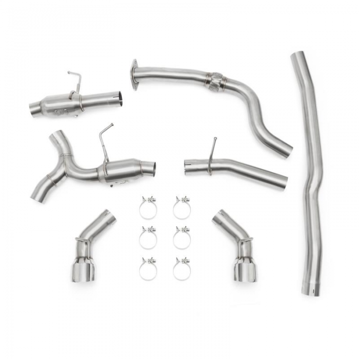 Mishimoto Dual Tip Pro Cat-Back Exhaust, Fits Chevrolet Camaro 2.0t 2016+