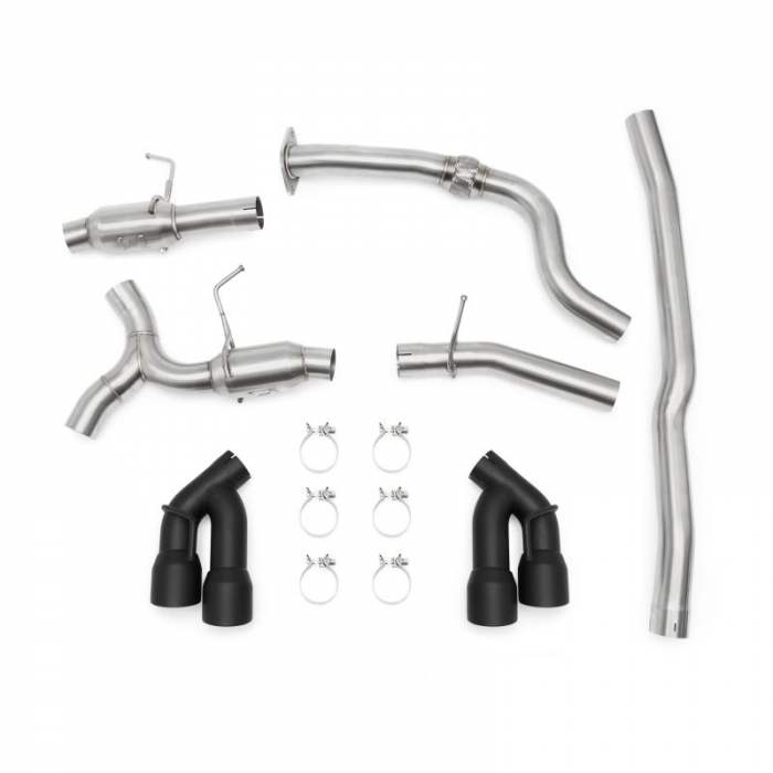 Mishimoto Quad Tip Pro Cat-Back Exhaust, Fits Chevrolet Camaro 2.0t 2016+