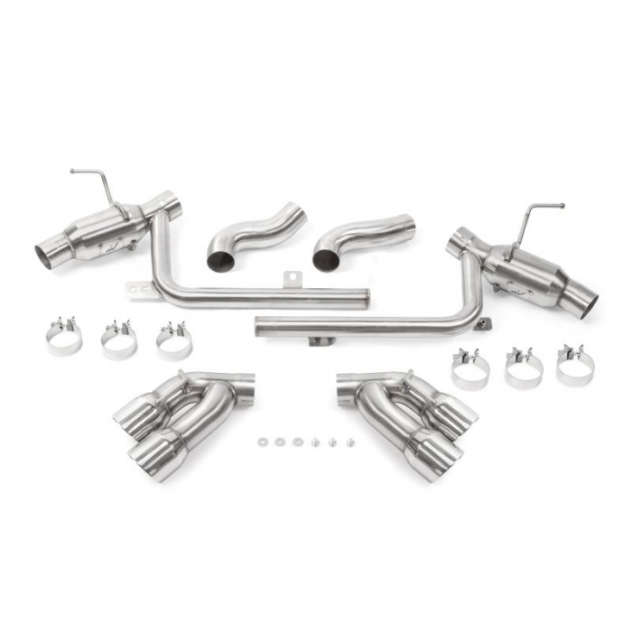 Mishimoto Quad Tip Pro Axleback Exhaust, Fits Chevrolet Camaro Ss 2016+