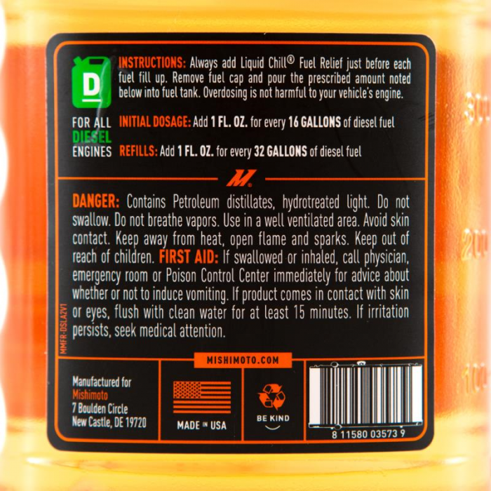 Mishimoto Fuel Relief Diesel Fuel Treatment