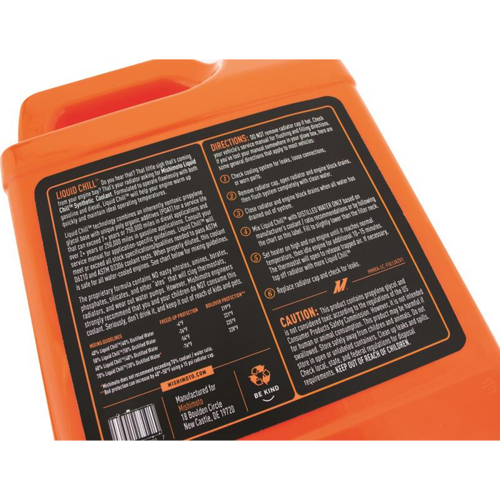 Mishimoto Liquid Chill Synthetic Engine Coolant, Full Strength 1 Gallon