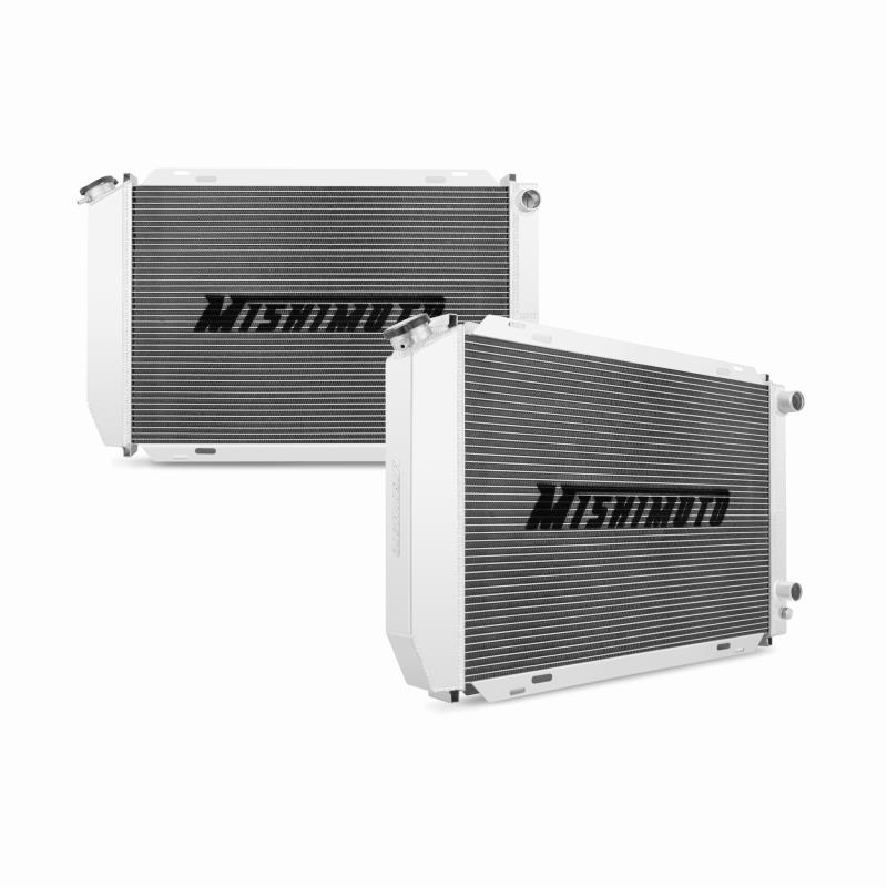 Mishimoto Dual Pass Aluminum Racing Radiator, Fits Ford Mustang 1979-1993