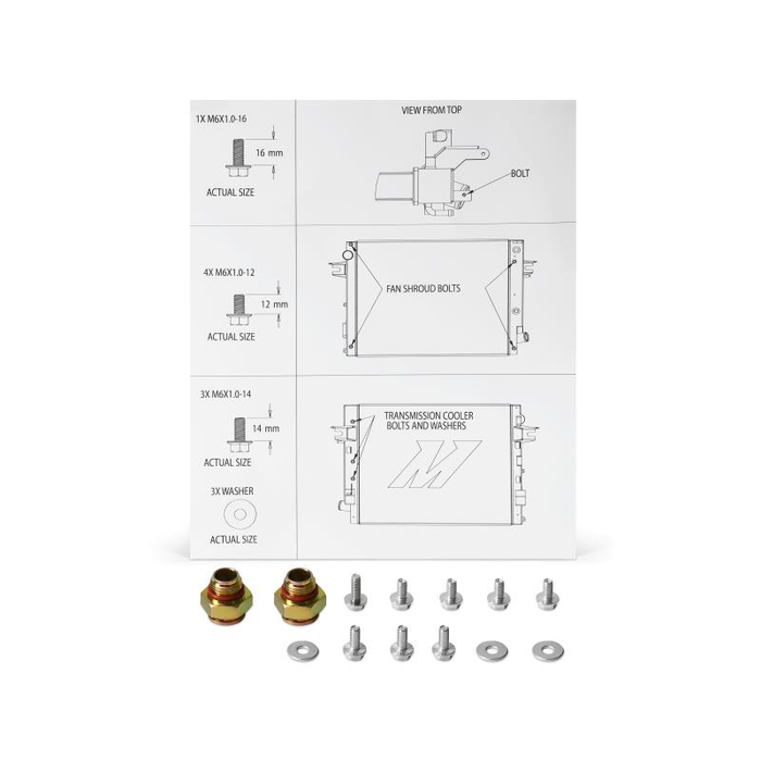 Mishimoto Performance Aluminum Radiator, Fits Dodge 6.7L Cummins 2013 2018