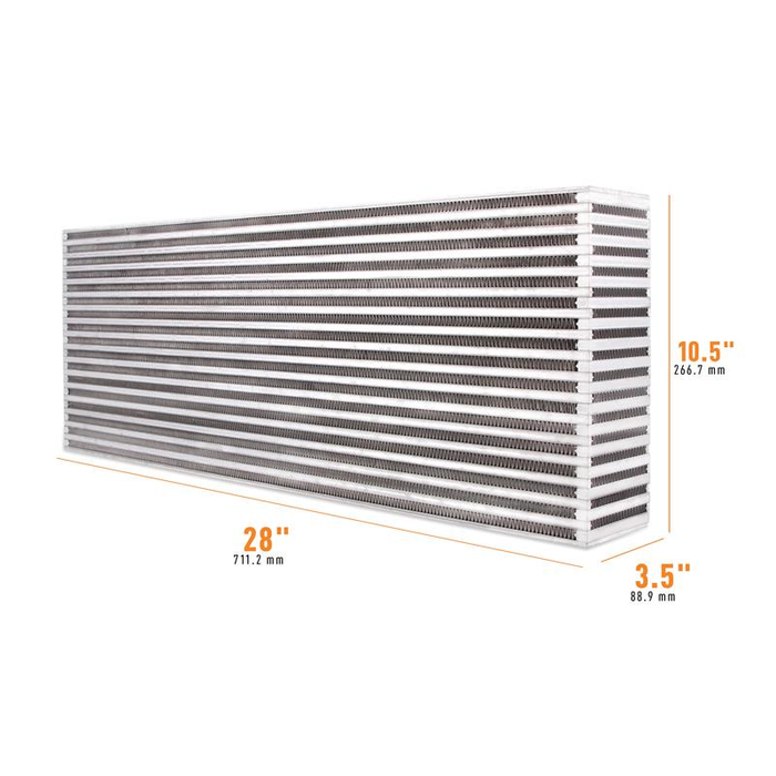 Mishimoto Universal Air-to-Air Race Intercooler Core, 28"x10.5"x3.5"