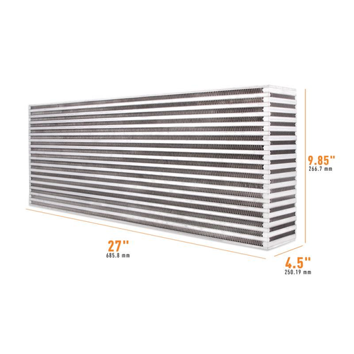 Mishimoto Universal Air-to-Air Race Intercooler Core, 27"x9.85"x4.5"