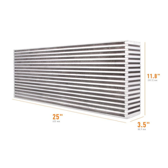 Mishimoto Universal Air-to-Air Race Intercooler Core, 25"x11.8"x3.5"