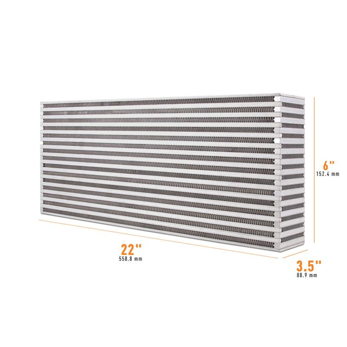 Mishimoto Universal Air-to-Air Race Intercooler Core, 22"x6"x3.5"