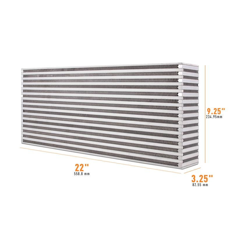 Mishimoto Universal Air-to-Air Race Intercooler Core, 22"x9.25"x3.25"