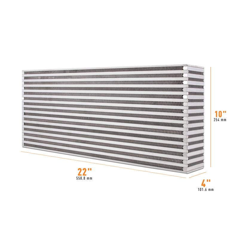 Mishimoto Universal Air-to-Air Race Intercooler Core, 22"x10"x4"