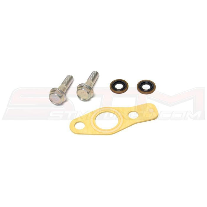STM Tuned OEM Oil Return Line to Oil Pan Bolt & Gasket Kit for 1G/2G DSM and Evo 4-9