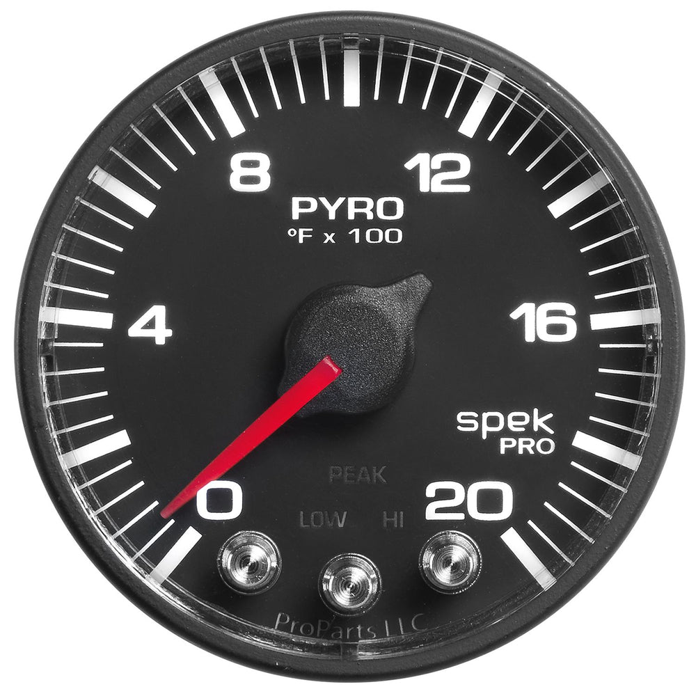 AutoMeter Spek-Pro 52.4mm 0-2000F Digital Stepper Motor Pyrometer Gauge