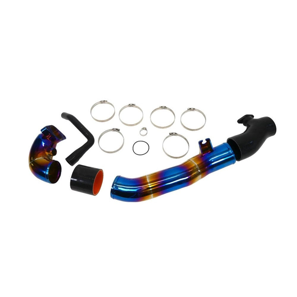 PLM Turbo Inlet Pipe Kit Stainless Burnt Blue - 22+Civic — Speed Science