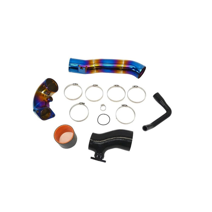 PLM Turbo Inlet Pipe Kit Stainless Burnt Blue - 22+Civic