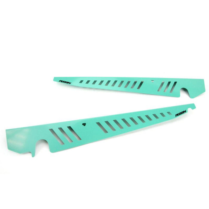 Perrin Performance Aluminum Fender Shrouds – For Subaru 2015-2021 WRX & STi – Neon Yellow (USA Made)