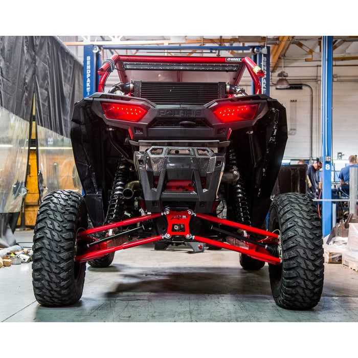 Agency Power Carbon Fiber Exhaust Shield Polaris RZR XP 1000 | RS1 | Turbo 14-18
