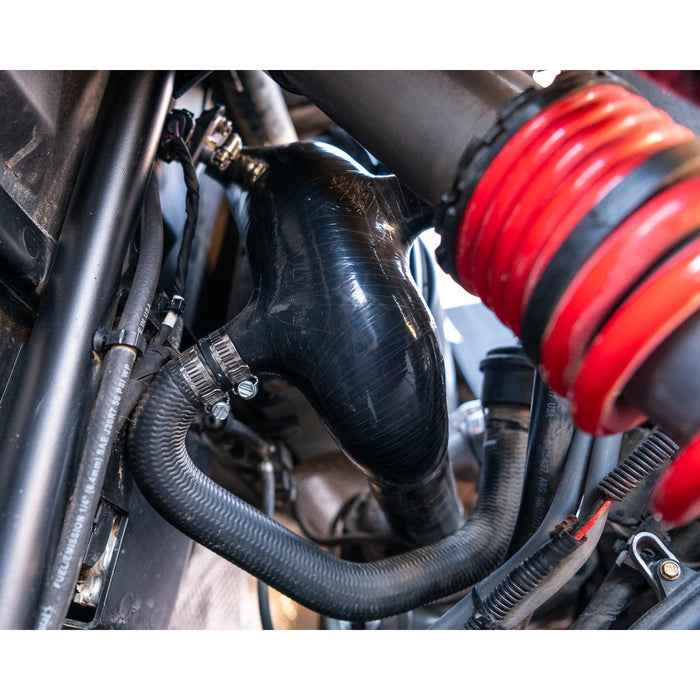 Agency Power Black Silicone Intake J-Tube Polaris RZR XP Turbo