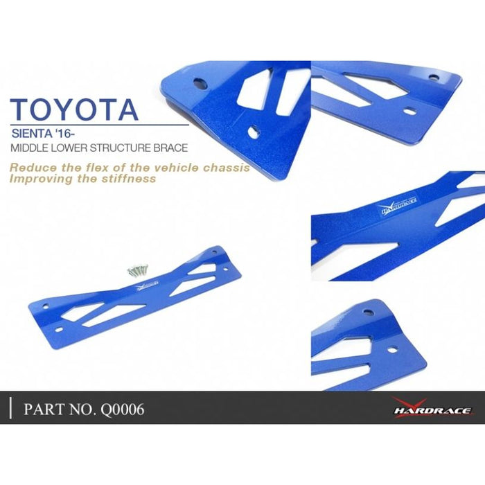 Hardrace Middle Lower Structure Brace Toyota, Sienta, Nhp170 15-Present