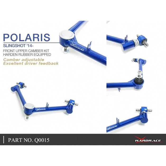 Hardrace Front Upper Camber Kit Polaris, Slingshot, 14-Present