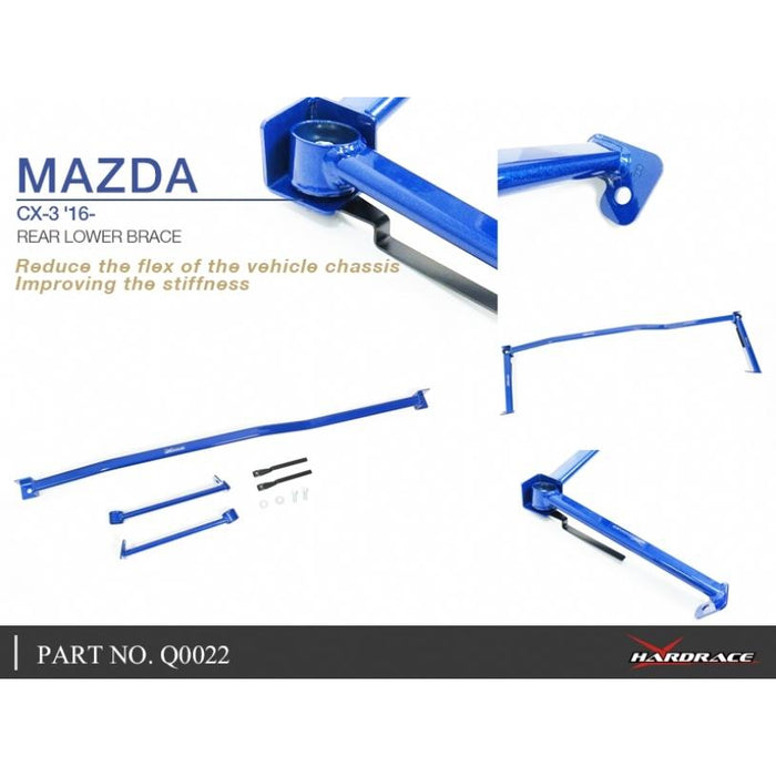 Hardrace Rear Lower Brace Mazda, Cx3, Dk 15-