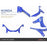 Hardrace Front Lower 4 Points Brace Honda, 17-Present