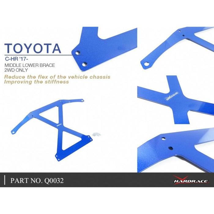 Hardrace Middle Lower Brace Toyota, Prius, Xw50 15-Present