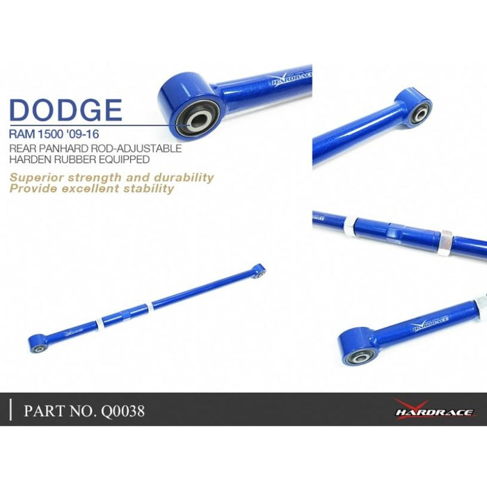 Hardrace Rear Panhard Rod-Adjustable Dodge, Ram, 1500 09-18