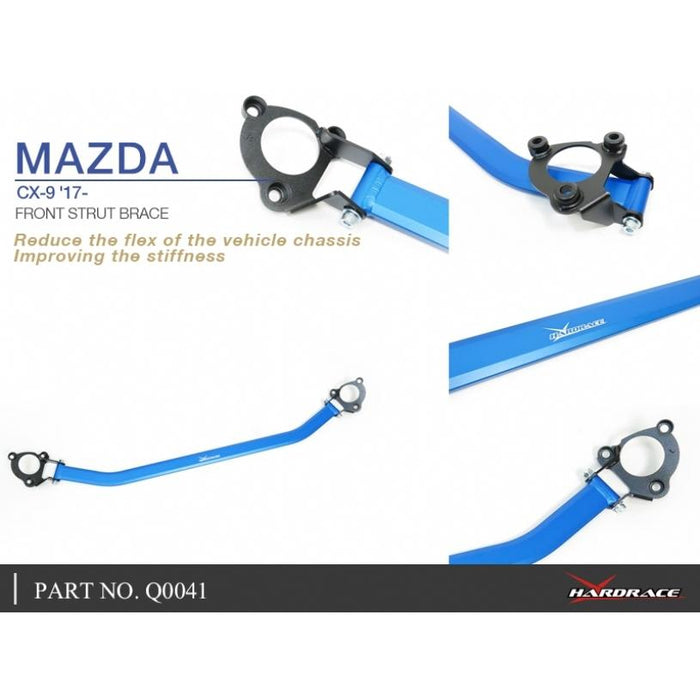 Hardrace Front Strut Bar Mazda, Cx9, 16-Present