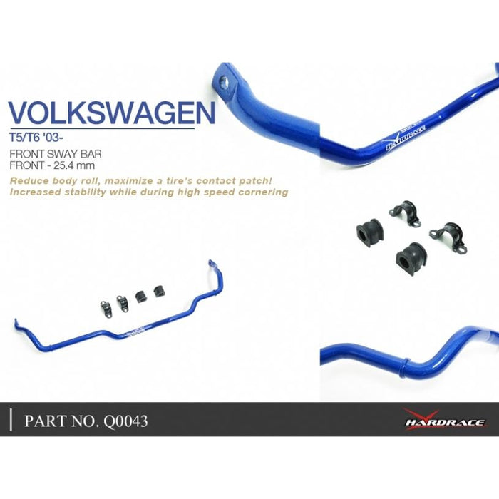 Hardrace Front Sway Bar Volkswagen, Transporter, T5 03-16, T6 16-Present
