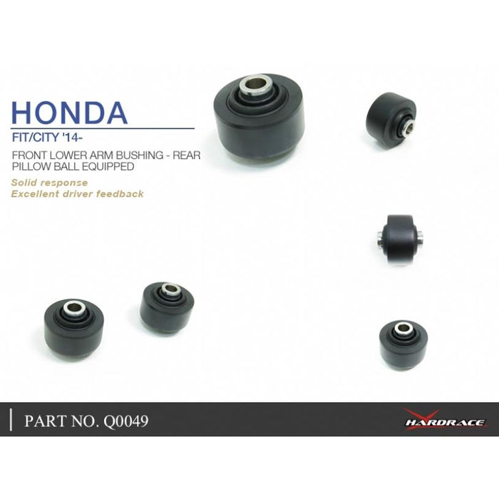 Hardrace Front Lower Arm Bushing Rear Honda, City, Jazz/Fit, Gk3/4/5/6, Gm6 14-Present