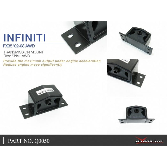 Hardrace Hardened Transmission Mount Fx Series, Fx35/45 (S50)
