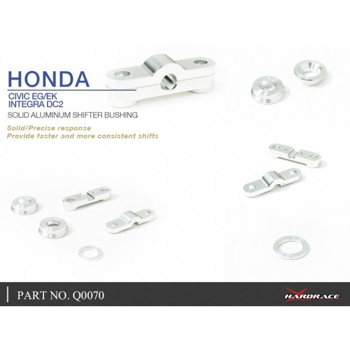 Hardrace Billet Aluminum Shifter Bushing Honda, Civic, Integra, Dc2 94-01, Eg, Eh, Ej1/2, Ek3/4/5/9, Ej6/7/8/9, Em1