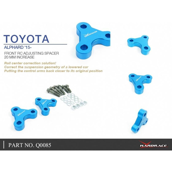 Hardrace Front Rc Adjustable Spacer Toyota, Alphard/Vellfire, 15-Present