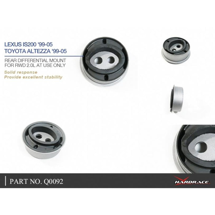 Hardrace Rear Differential Mount Toyota, Lexus, Altezza, Is, Xe10 99-05, Sxe 10 98-05