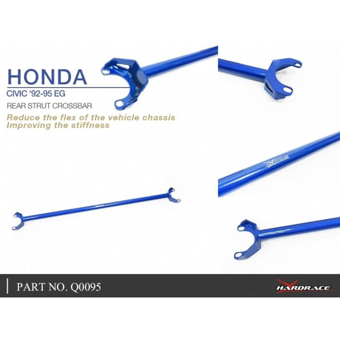 Hardrace Rear Strut Crossbar Honda, Civic, Eg, Eh, Ej1/2