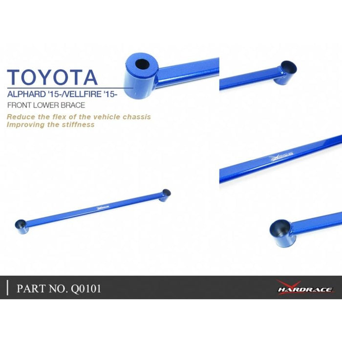 Hardrace Front Lower Brace Toyota, Alphard/Vellfire, 15-Present