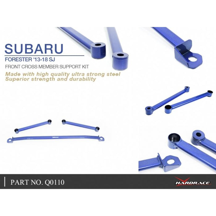 Hardrace Front Cross Member Support Kit Subaru, Sj 14-18