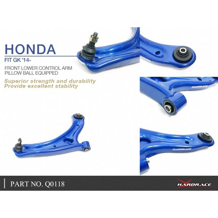 Hardrace Front Lower Control Arm Honda, City, Jazz/Fit, Gk3/4/5/6, Gm6 14-Present