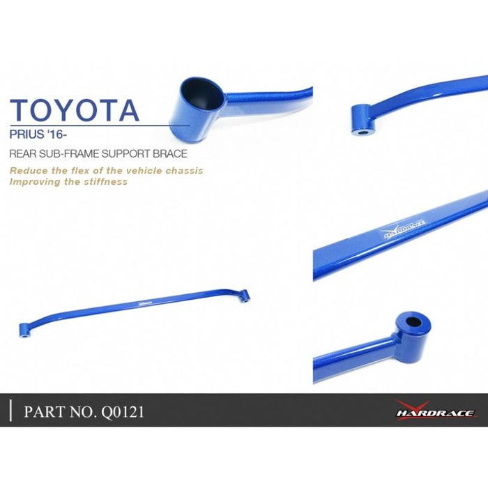 Hardrace Rear Subframe Support Brace Toyota, Corolla/Altis/Auris, Prius, Auris E210 18-, Xw50 15-Present