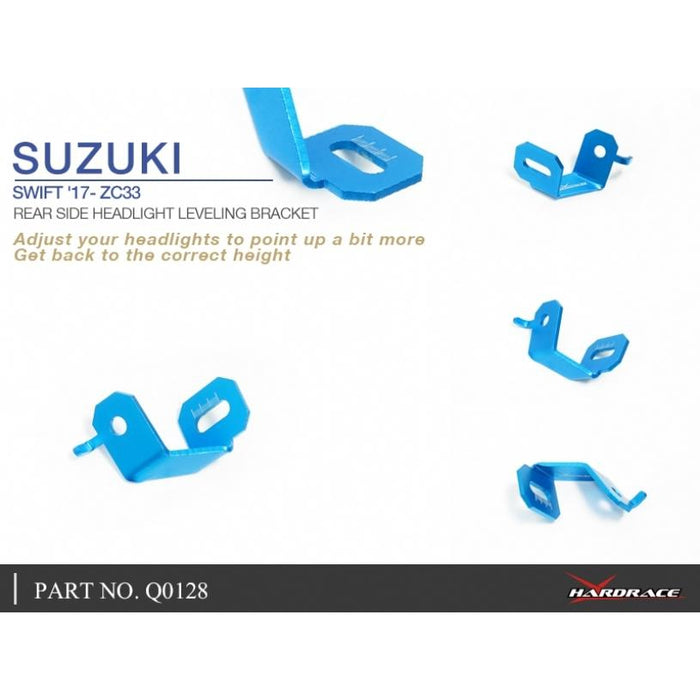 Hardrace Rear Side Headlight Leveling Bracket Suzuki, Swift, Zc33 17-Present