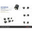 Hardrace Front Lower Arm Bushing Set Honda, S2000, Ap1/2