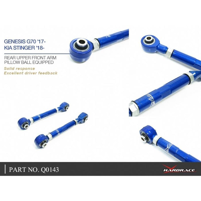 Hardrace Rear Upper Front Arm Hyundai, Kia, Genesis, Stinger, Ck 18-Present, G70 18-Present