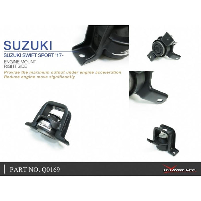 Hardrace Engine Mount, Rh Suzuki, Swift, Zc33 17-Present