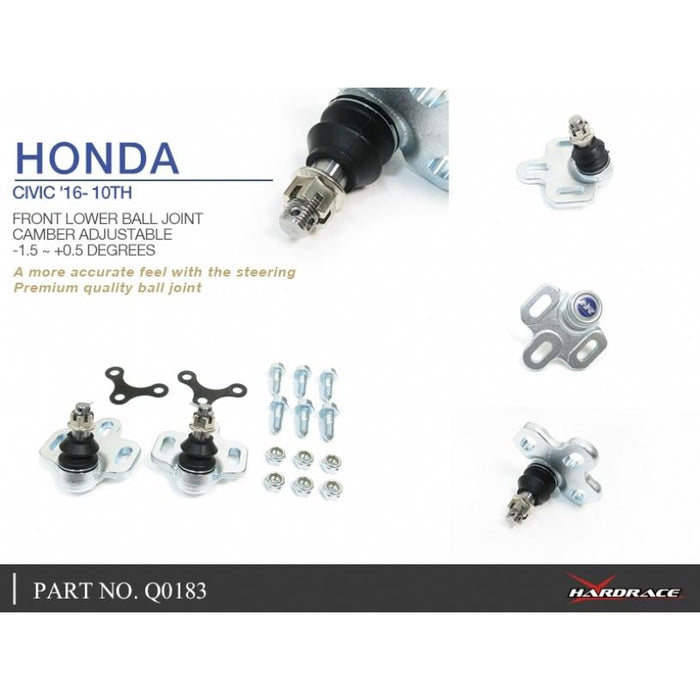 Hardrace Front Lower Ball Joint Honda, Civic, Fc