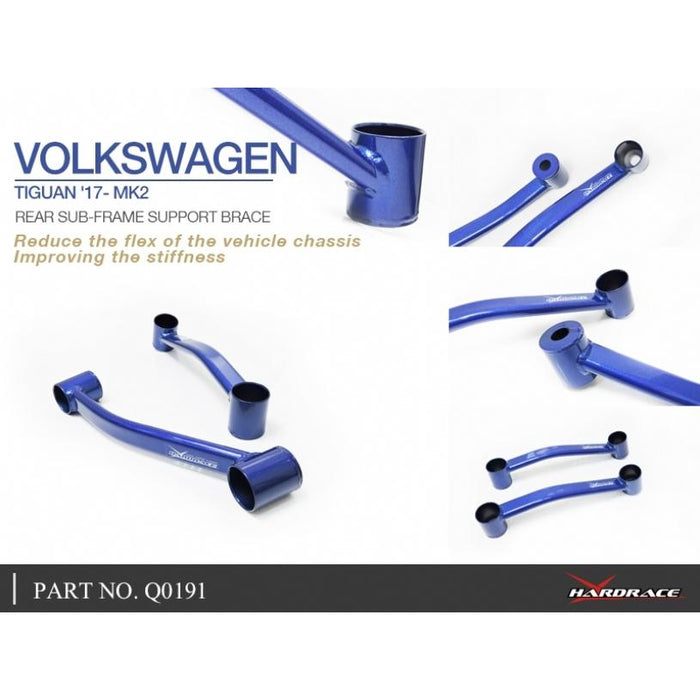 Hardrace Rear Subframe Support Brace Skoda, Volkswagen, Kodiaq, Tiguan, 17-Present, 16-Present
