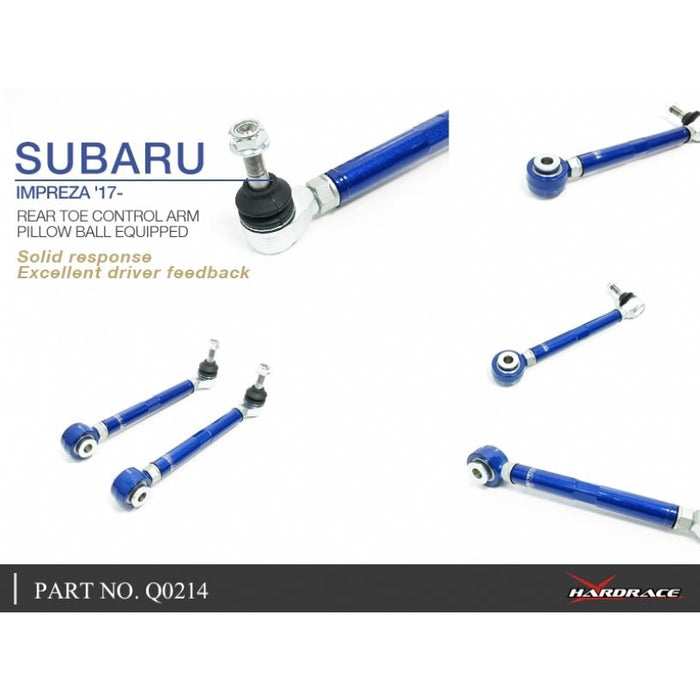 Hardrace Rear Toe Control Arm Subaru, Impreza, Xv, Gk/Gt 17-Present, Gt 17-Present