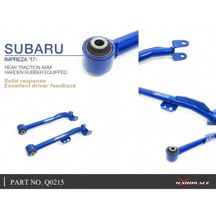 Hardrace Adjustable Camber/Toe/Caster Arm Subaru, Impreza, Xv, Gk/Gt 17-Present, Gt 17-Present